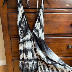Tie Dye Halter Romper